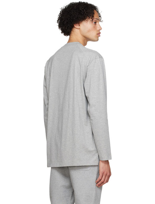 Y-3 Gray Classic Long Sleeve T-Shirt