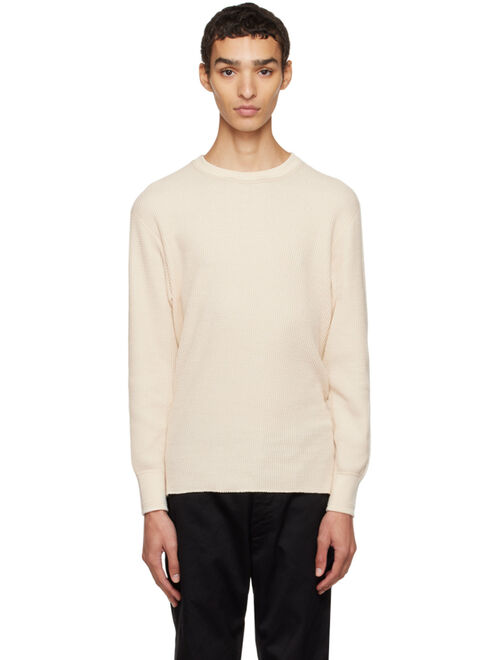 Nanamica Off-White Thermal Long Sleeve T-Shirt