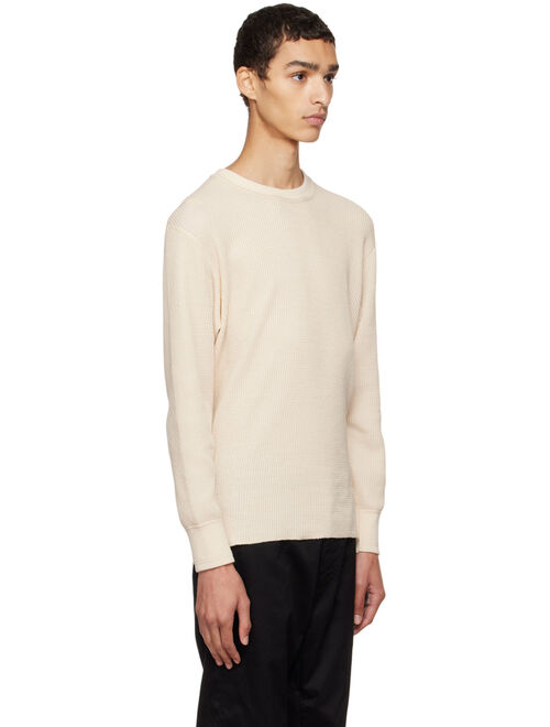 Nanamica Off-White Thermal Long Sleeve T-Shirt