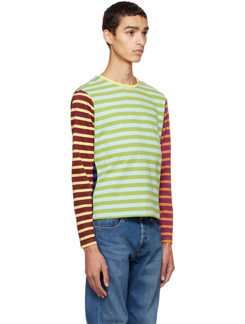 Stockholm (Surfboard) Club SSENSE Exclusive Multicolor Striped Long Sleeve T-Shirt