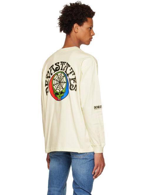 DEVA STATES Off-White Dead Long Sleeve T-Shirt