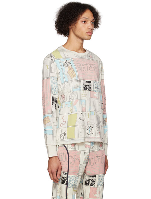 Eckhaus Latta Off-White Lapped Long Sleeve T-Shirt