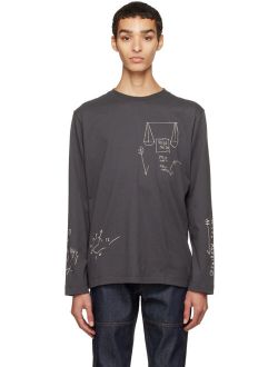 Etudes Gray Jean-Michel Basquiat Edition Wonder Peso Neto T-Shirt