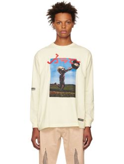 DEVA STATES Off-White Printed Long Sleeve T-Shirt