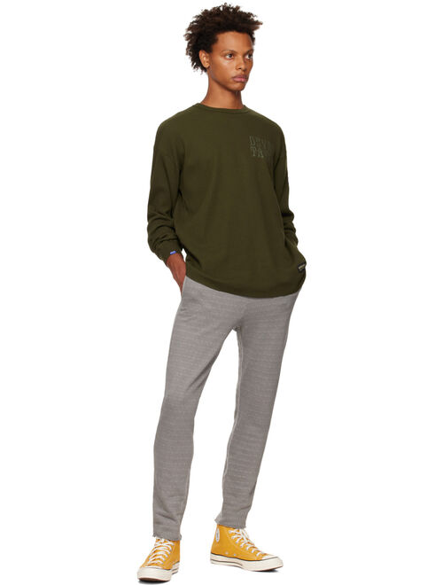 DEVA STATES Khaki Waffle Long Sleeve T-Shirt