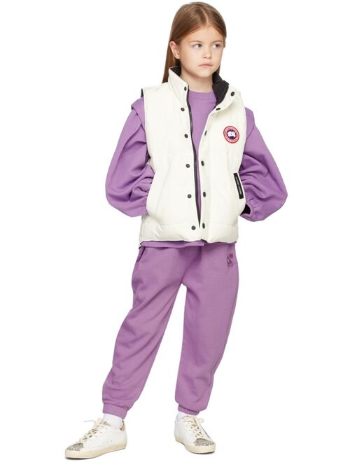 CANADA GOOSE KIDS Kids White Vanier Down Vest