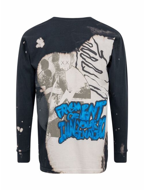 Travis Scott x Kaws x Fragment long-sleeve T-shirt