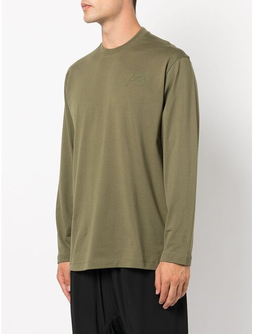 Y-3 round-neck long-sleeve T-shirt