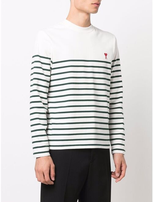 Ami de Coeur striped T-shirt