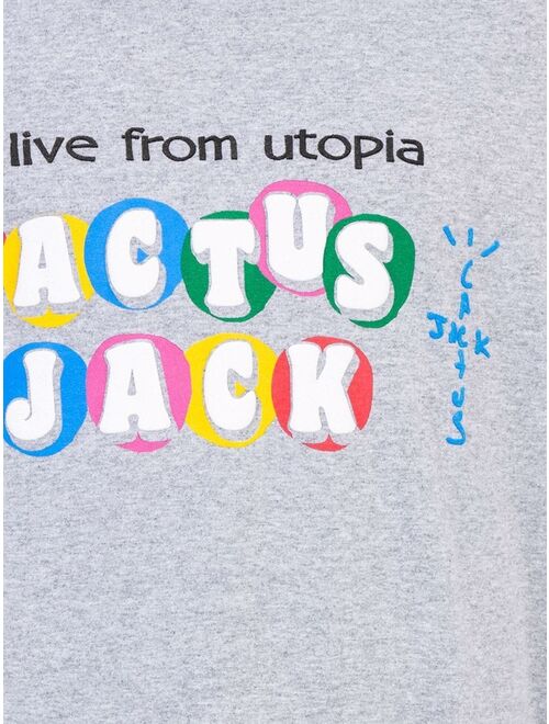 Travis Scott x McDonald's Cj Live From Utopia T-shirt