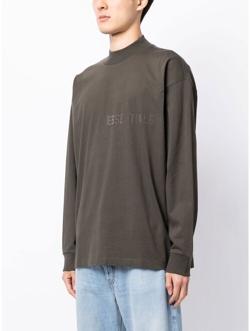 cotton long-sleeve top