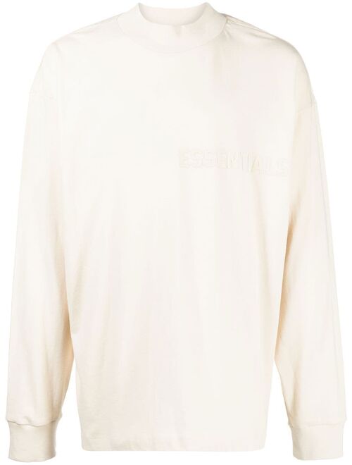 long-sleeve cotton T-shirt