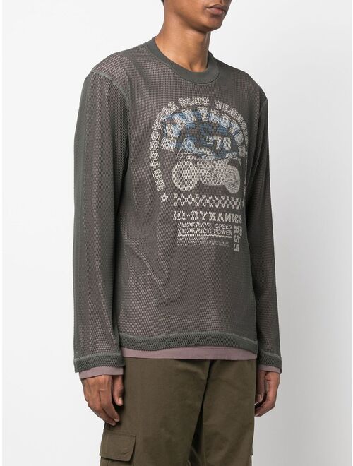 layered-effect long-sleeve T-shirt