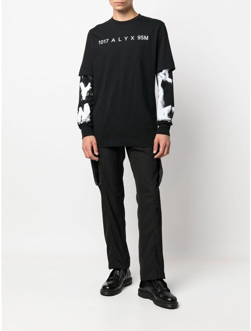 1017 ALYX 9SM layered logo-print T-shirt