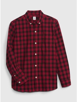 Kids Plaid Poplin Shirt