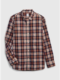 Kids Plaid Poplin Shirt