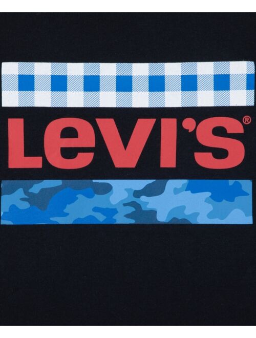 Levi's Big Boys Checkered Logo T-shirt