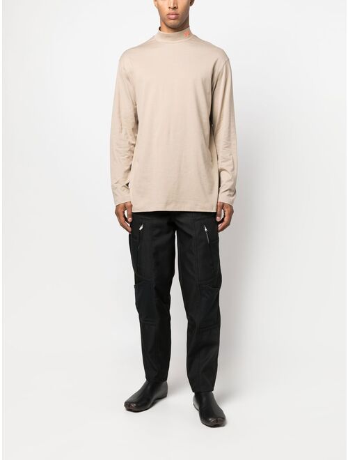 Y-3 mock-neck long-sleeve top