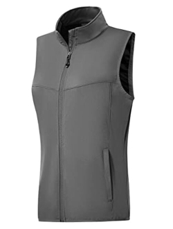 Willit Women's Lightweight Vest Sleeveless Golf Jacket, Windproof Weather Resistance for Running Hiking Casual Slim Fit