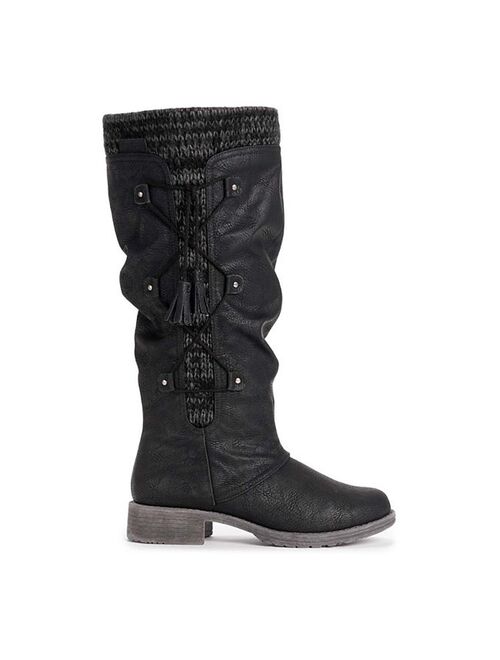 LUKEES by MUK LUKS Bianca Beverly Women's Knee-High Boots