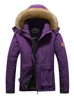 Women's Waterproof Ski Snow Jacket Winter Warm Hooded Snow Coat Mountain Windproof Ski Jacket For Women