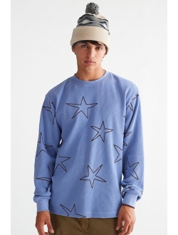 OBEY UO Exclusive Stars Thermal Long Sleeve Tee