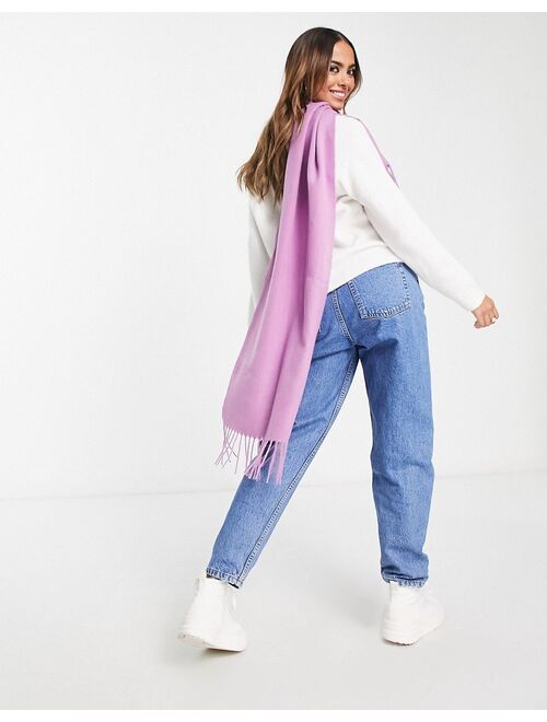 Accessorize Wilton scarf in bubblegum pink