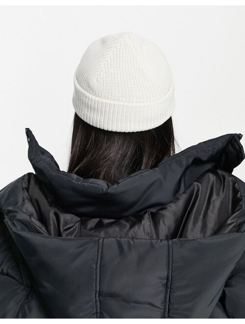 Weekday Stan fisherman beanie in off white