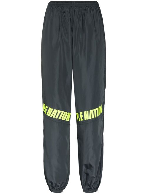 P.E Nation logo-print track pants