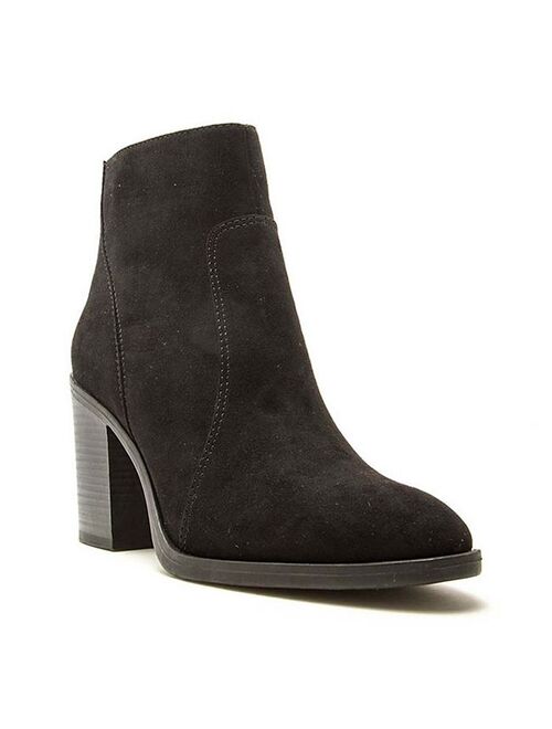 Qupid Snatch-01 Women's Block Heel Ankle Boots