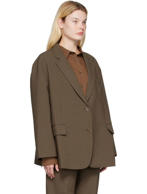 THE FRANKIE SHOP Brown Bea Blazer