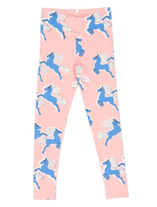 Mini Rodini horse-print leggings