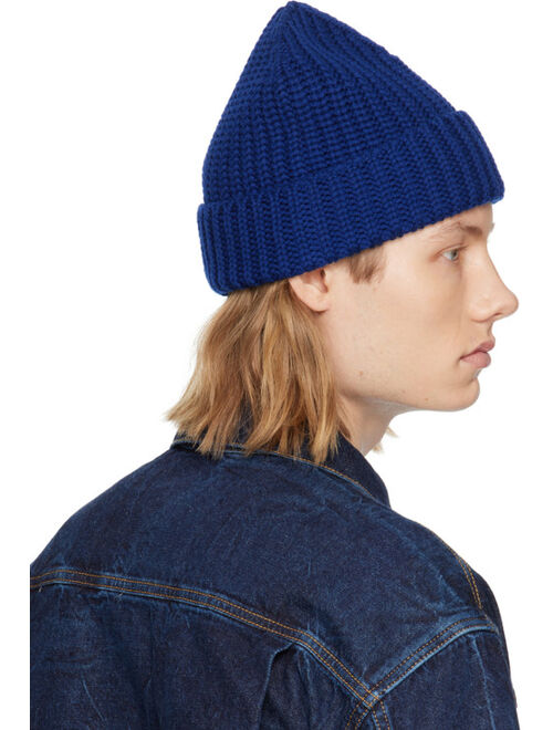 Vivienne Westwood Blue Logo Patch Beanie