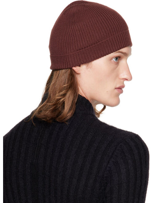 Rick Owens Brown Virgin Wool Beanie