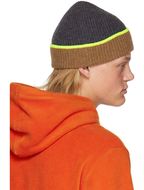 Paul Smith Multicolor Half & Half Beanie