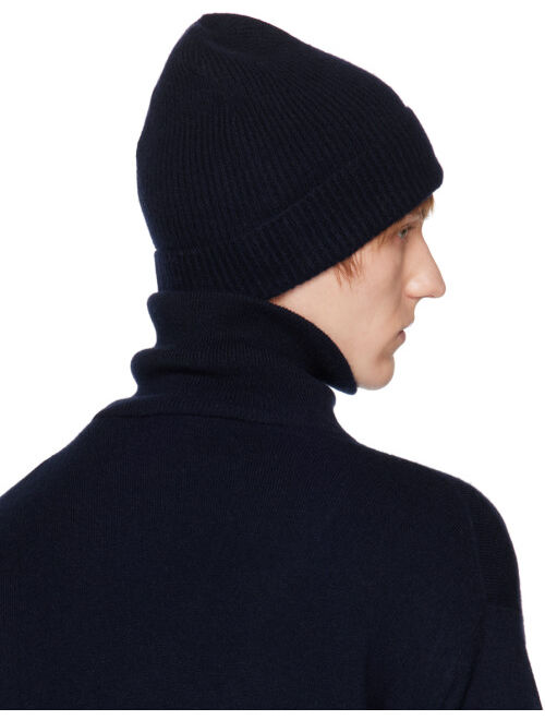 Lisa Yang Navy Monaco Beanie