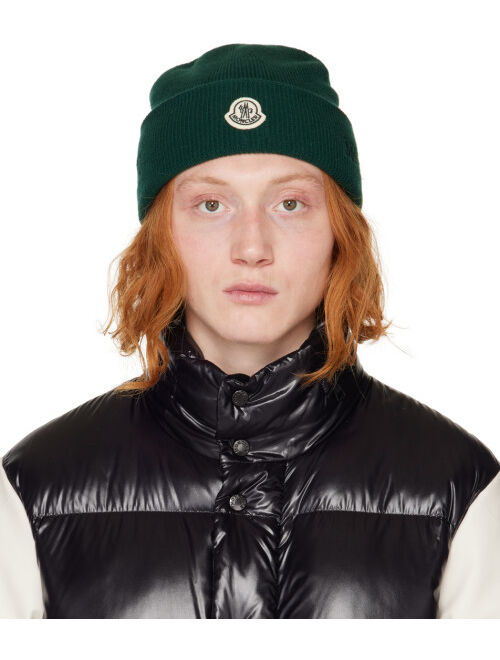 Moncler Genius 7 Moncler FRGMT Hiroshi Fujiwara Green Beanie