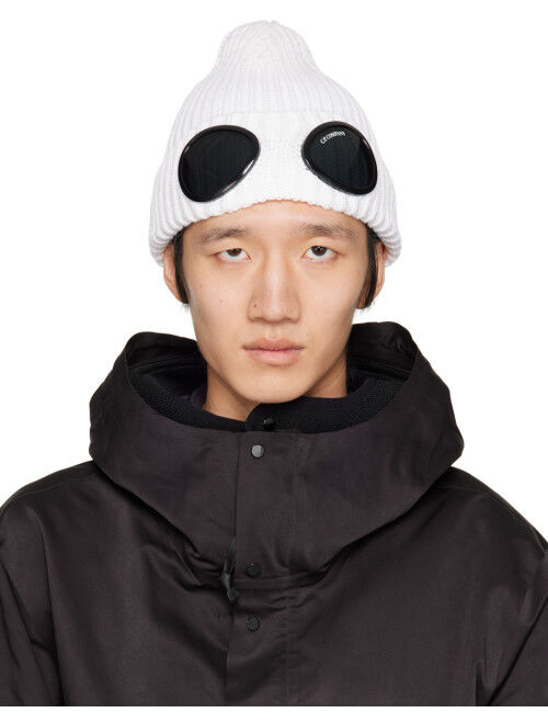 C.P. Company Off-White Goggle Beanie