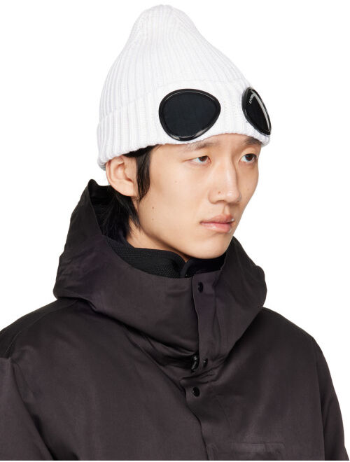 C.P. Company Off-White Goggle Beanie