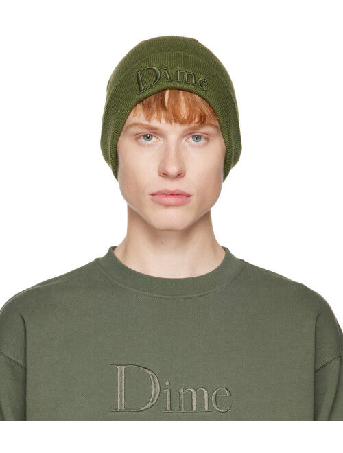 Dime Khaki Classic 3D Beanie