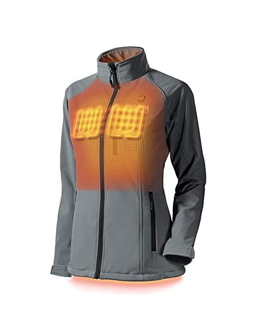 Gobi Heat Sahara Womens Heated Jacket - 10 hour Battery & Charger | Machine Washable