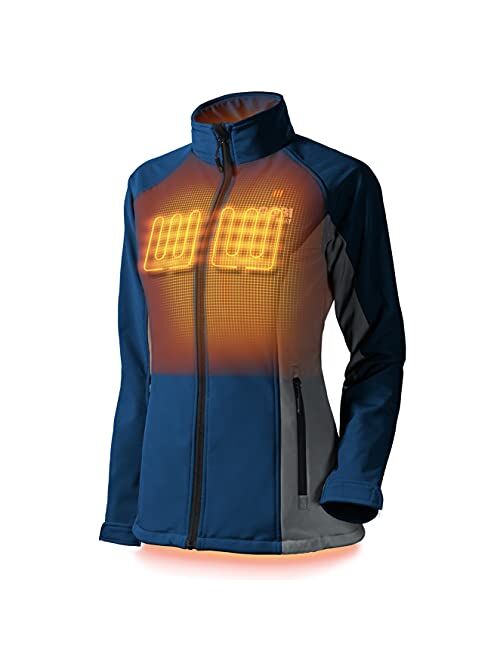 Gobi Heat Sahara Womens Heated Jacket - 10 hour Battery & Charger | Machine Washable