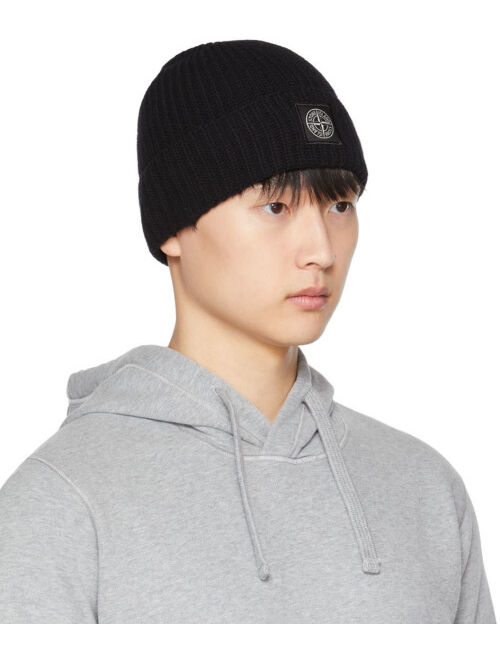 Stone Island Black N10B5 Beanie