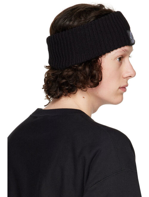 F-LAGSTUF-F Black Rib Knit Headband