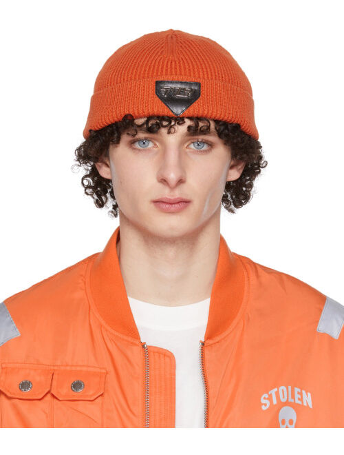 Stolen Girlfriends Club Orange Quint Beanie