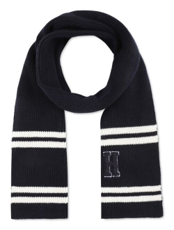 Men's Varsity Patch Ribbed Logo Scarf