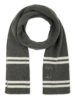 Men's Varsity Patch Ribbed Logo Scarf