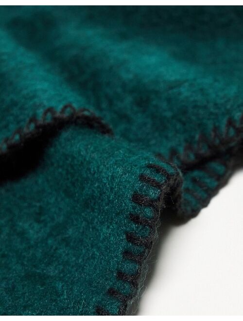 River Island Studio oversized scarf in green