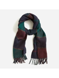 Abraham Moon & Sons for J.Crew double-faced scarf in English wool