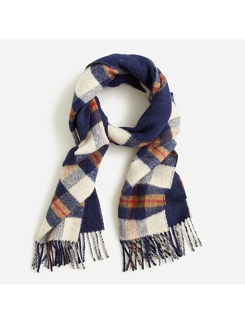 Abraham Moon & Sons for J.Crew double-faced scarf in English wool